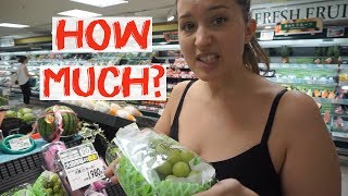 $30 For Grapes?! Japan Supermarket Tour - Tokyo On A Budget