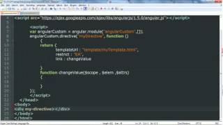 AngularJS tutorial (Chapter 7) Part5 - link property