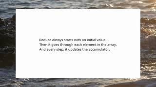 [Javascript Array] Reduce is easier than you think