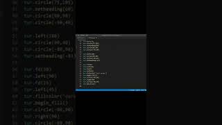 Draw Rose flower 🌹 with python turtle | python turtle graphics Tutorial