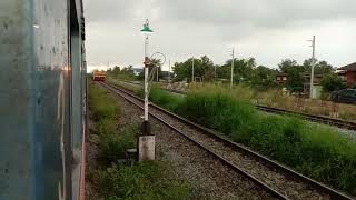 รถไฟไทยรับห่วงทางสะดวก สถานีรถไฟบ้านคูบัว ราชบุรี