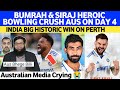 Bumrah, Siraj & Sundar CRUSH Australia With Shameful Loss | Australian CRYING On India Historic Win