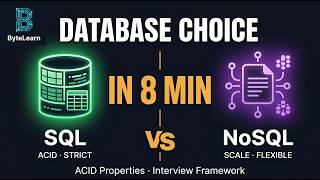 What is a Database? SQL vs NoSQL in 8 Minutes | System Design Interview Prep