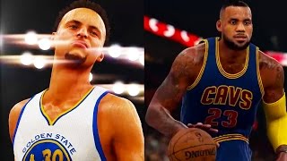 NBA 2K16 Gameplay - Stephen Curry vs. LeBron!! Golden State Warriors vs. Cleveland Cavaliers!! (PS4)