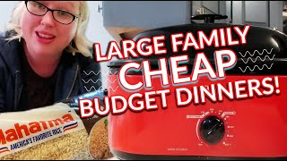 👩‍🍳QUARANTINE COOKING FRUGAL MEALS on a Budget for Large Families | CHEAP Budget Dinners!!