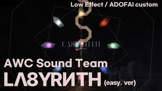 [ADOFAI custom] AWC Sound Team - LΛ8YRИTH (easy. ver) (Low Effect)