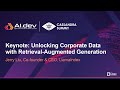 Keynote: Unlocking Corporate Data with Retrieval-Augmented Generation - Jerry Liu, LlamaIndex
