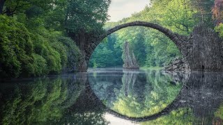 Unveiling the Enchantment 🌉✨ Exploring Devil's Bridge in Kromlau, Germany!