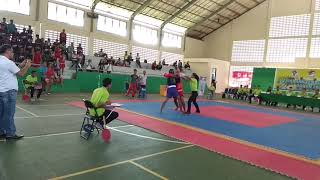 Partai Final yang paling heboh dalam kejuaraan terbuka Wushu Maluku kelas 56 kg