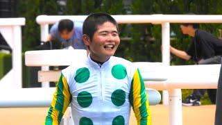 【田口貫太騎手 2連勝中の2勝目❗❗ ニホンピロマリンバ 10番人気もマイペースで逃げ切ってうれしい初勝利❗❗】 クセノポン 川田将雅騎手 ハギノアネラ  京都4R 3歳未勝利 2024.6.22