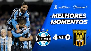 GRÊMIO 4 x 0 THE STRONGEST - CONMEBOL LIBERTADORES 2024 | Paramount Plus Brasil