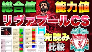 【先読み】リヴァプール クラブセレクション 総合値＆能力値レベマ比較【ウイイレ2020アプリ】   （FP.CS.Liverpool.リバプール.ファンダイク.サラー.マネ.アリソン.フィルミーノ他）