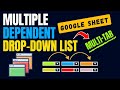 Google Sheets - Dependent Drop Down Lists | Multiple TAB
