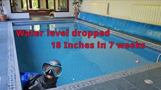 COLD POOL LEAK! DROPPED 18 INCHES!