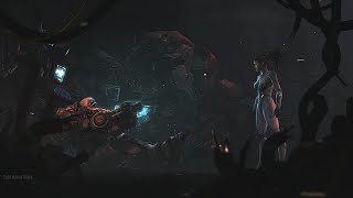 Kerrigan kills General Warfield - Starcraft 2 Cinematic