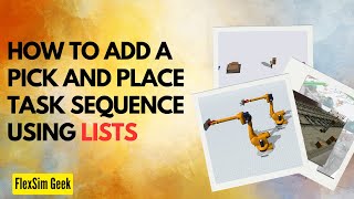 How to add a Simple pick and place Task Sequence using List in Process flow