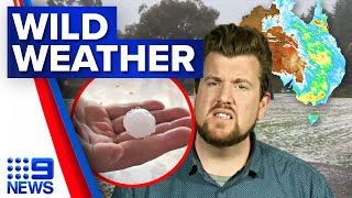 Thunderstorms and hail expected to drench most of Australia | 9 News Australia