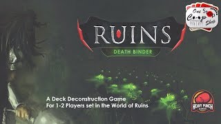 Ruins: Death Binder  |  Demo Playthrough  |  with Mike