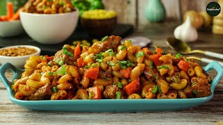 Chicken Manchurian Macaroni Recipe By SooperChef