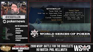 WSOP Online Bracelet Series Event #33 $500 NLH Grand Finale Final Table Broadcast! 159k up top!