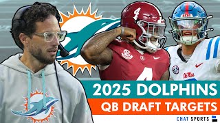 Every Dolphins QB Target In 2025 NFL Draft Ft. Jaxson Dart \u0026 Jalen Milroe