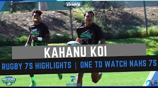 KAHANU KOI is rapid lightning ⚡⚡| Rugby 7s HIGHLIGHTS