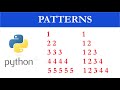Print Numbers in Right angle Triangle- Python Patterns