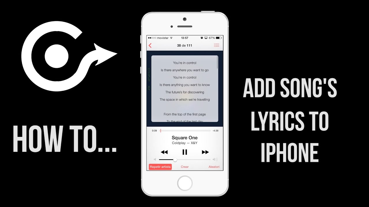 How To Add To Iphone Ipad The Song S Lyrics Youtube