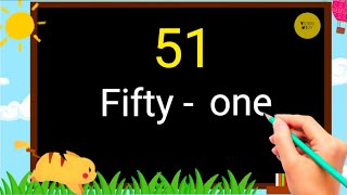 51 to 100 counting | fifty - one to one hundred spelling | 51 to 100 | Toppo kids