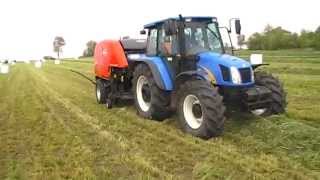 Pokaz + Test Prasoowijarki KUHN i-Bio | Sianokosy 2014 | New Holland | Mazowsze |