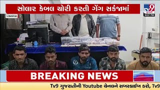 Gang stealing Solar Cable nabbed, 7 members nabbed, Rs 85 lakhs material seized | Jamnagar | TV9News