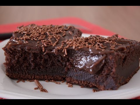 BOLO DE CHOCOLATE SUPER FOFINHO E GOSTOSO - YouTube