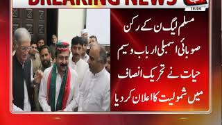 PML-N MPA Arbab Waseem Hayat Joins PTI