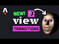 Mind-blowing page animations are easy now... View Transitions API first look