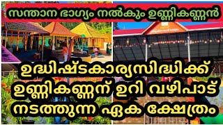 ഉദ്ധിഷ്ടകാര്യസിദ്ധിക്ക് ഉണ്ണികണ്ണന് ഉറി വഴിപാട് നടത്തുന്ന ഏക ക്ഷേത്രം#thejascreation4887 #malayalam