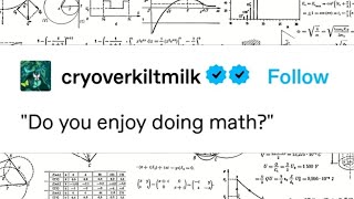 Do you enjoy doing math?