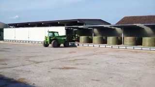 Loading/Unloading our Hay Dryer COMPACT