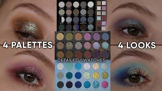 4 Palettes 4 Looks | Bella Beaute Bar, Simply Posh, Nomad Cosmetics, Whatsup Beauty