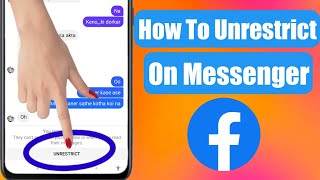 How to Unrestrict on Messenger | Remove Restriction on Messenger | [2022]