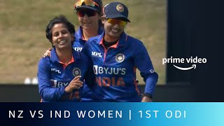 Match Highlights - New Zealand Women vs India Women | 1st ODI | Amazon Prime Video