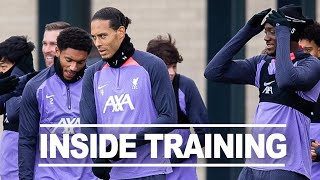 Inside Training: Mosalah, Diaz, Van Dijk Training Drills  Ahead Next Matches 2024