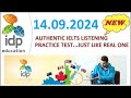 NEW BRITISH COUNCIL IELTS LISTENING PRACTICE TEST 2024 | 14.09.2024