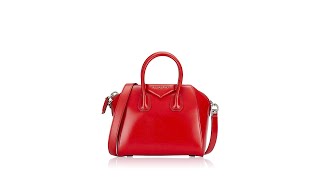 Givenchy Smooth Calfskin Mini Antigona Red