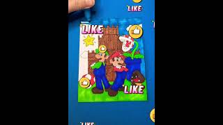 Mario, Luigi & Goomba Colouring in #colouring #satisfying #mario #shorts