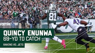 Geno Smith Hits Quincy Enunwa for a 69-Yard TD! | Ravens vs. Jets | NFL