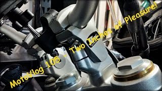 MotoVlog 105 - Two Inches of Pleasure! Rox Risers - Triumph Tiger