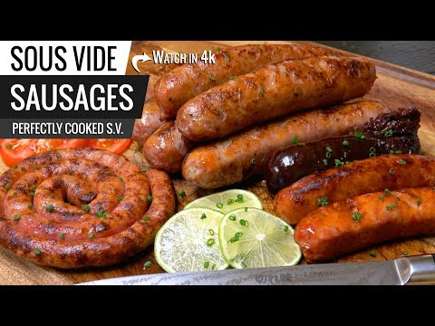 Sous Vide SAUSAGES Perfection - How to COOK SAUSAGE sous vide Sous Vide SAUSAGES Perfection - How to COOK SAUSAGE sous vide