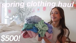 $500 collective spring clothing haul *cute and trendy*