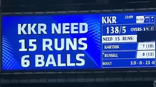 Mi vs kkr highlights 2021 l last over by bolt l KKR neede 15 from 6