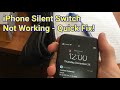 iPhone Silent Switch Tidak Berfungsi - Perbaikan Cepat!